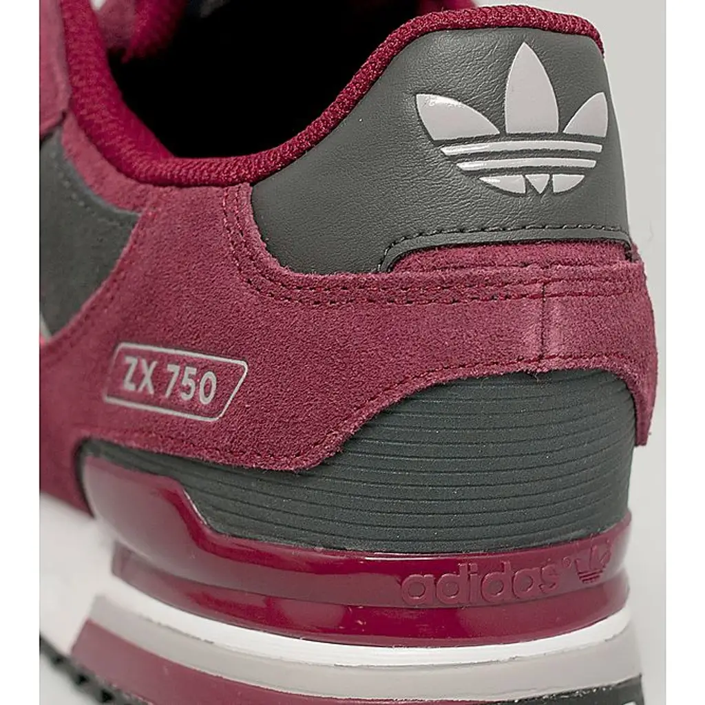 Adidas Originals ZX 750 Burgundy - Image 4