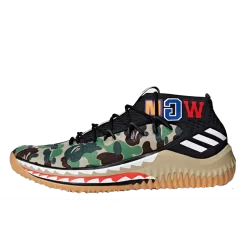 BAPE X Adidas Dame 4 Green Camo