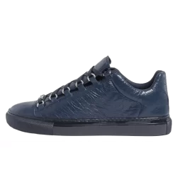 Balenciaga Arena Creased Leather Navy