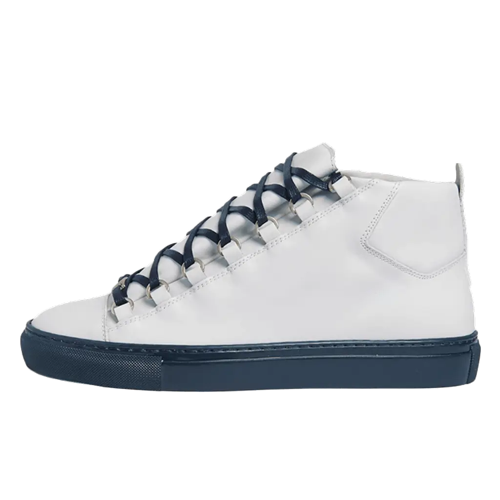 Balenciaga Arena Leather White Blue
