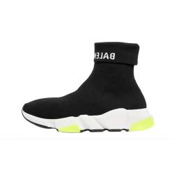 Balenciaga Speed Logo Black White