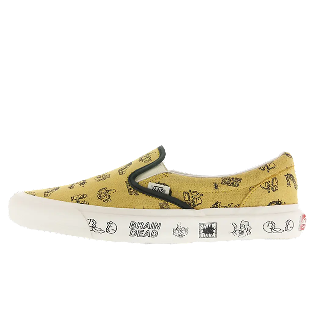 Brain Dead X Vans UA Classic Slip-on L Gold