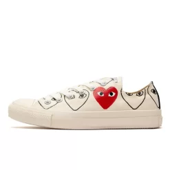 Comme Des Garcons Play X Converse Chuck 70 Low Sail Black