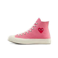 Comme Des Garcons Play X Converse Chuck Taylor All Star 70 High Bright Pink