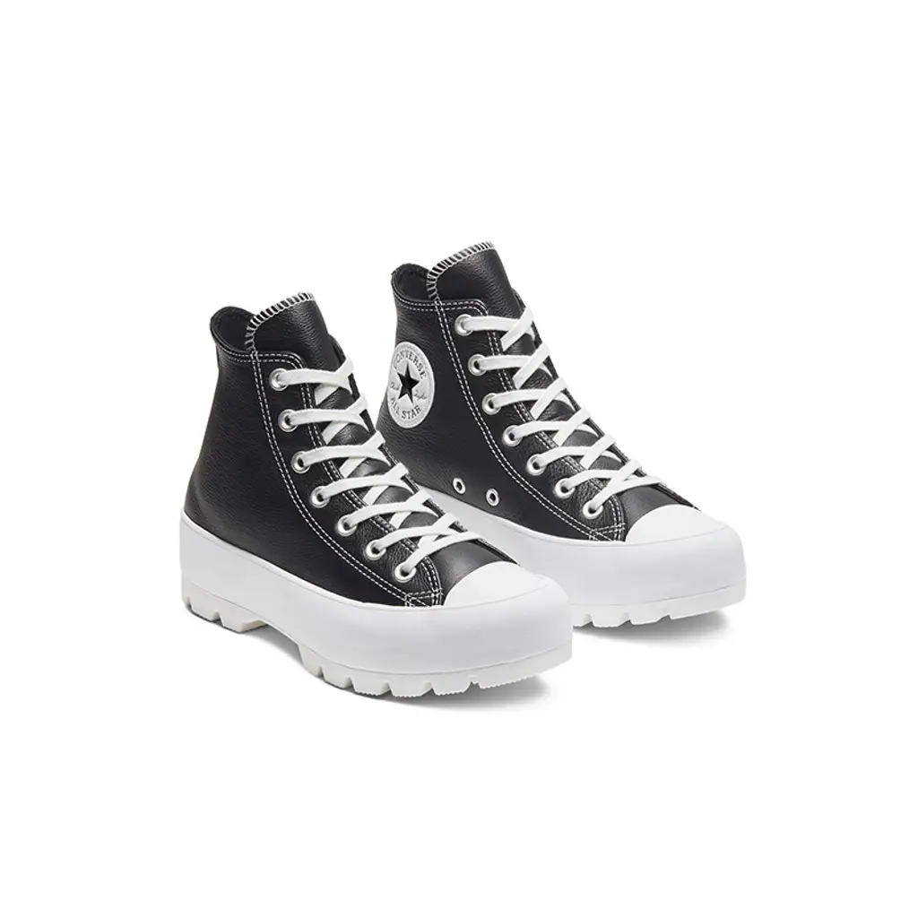 Converse Chuck Taylor All Star Lugged Winter High Top Black White - Image 2