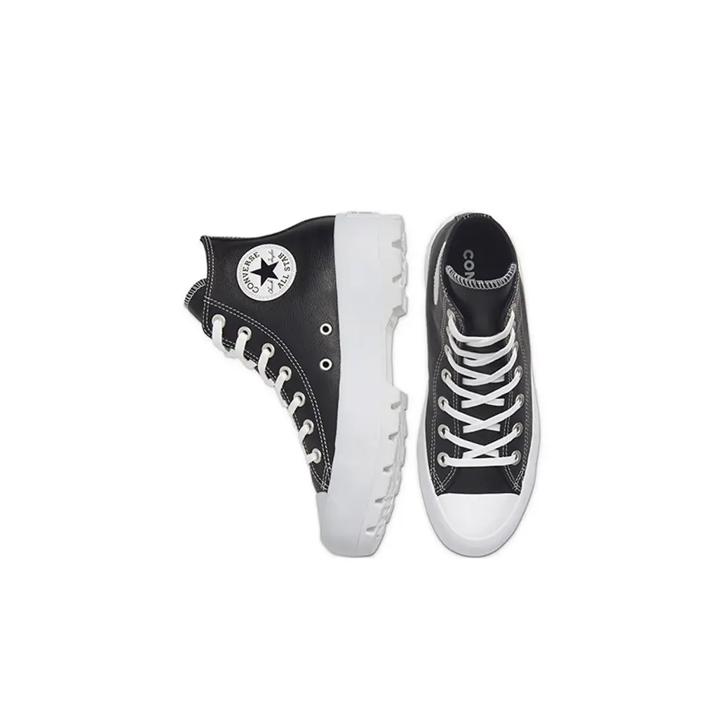 Converse Chuck Taylor All Star Lugged Winter High Top Black White - Image 3
