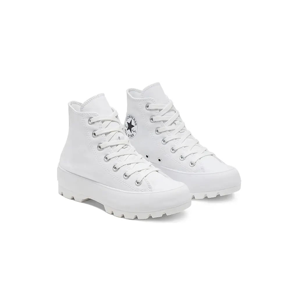 Converse Chuck Taylor All Star Lugged Winter High Top White Black - Image 3