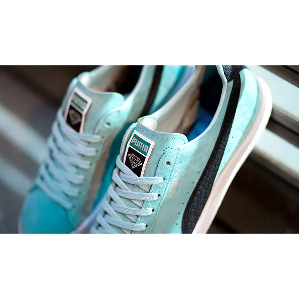 Diamond Supply Co X PUMA Clyde Blue - Image 4
