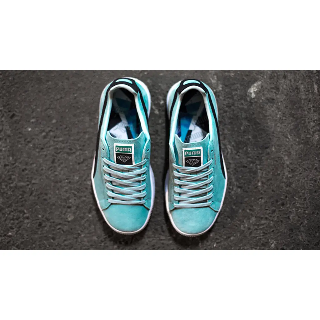 Diamond Supply Co X PUMA Clyde Blue - Image 3