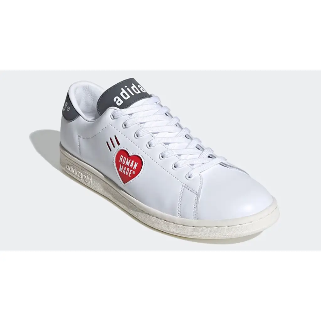 Human Made X Adidas Stan Smith White Grey - Image 2