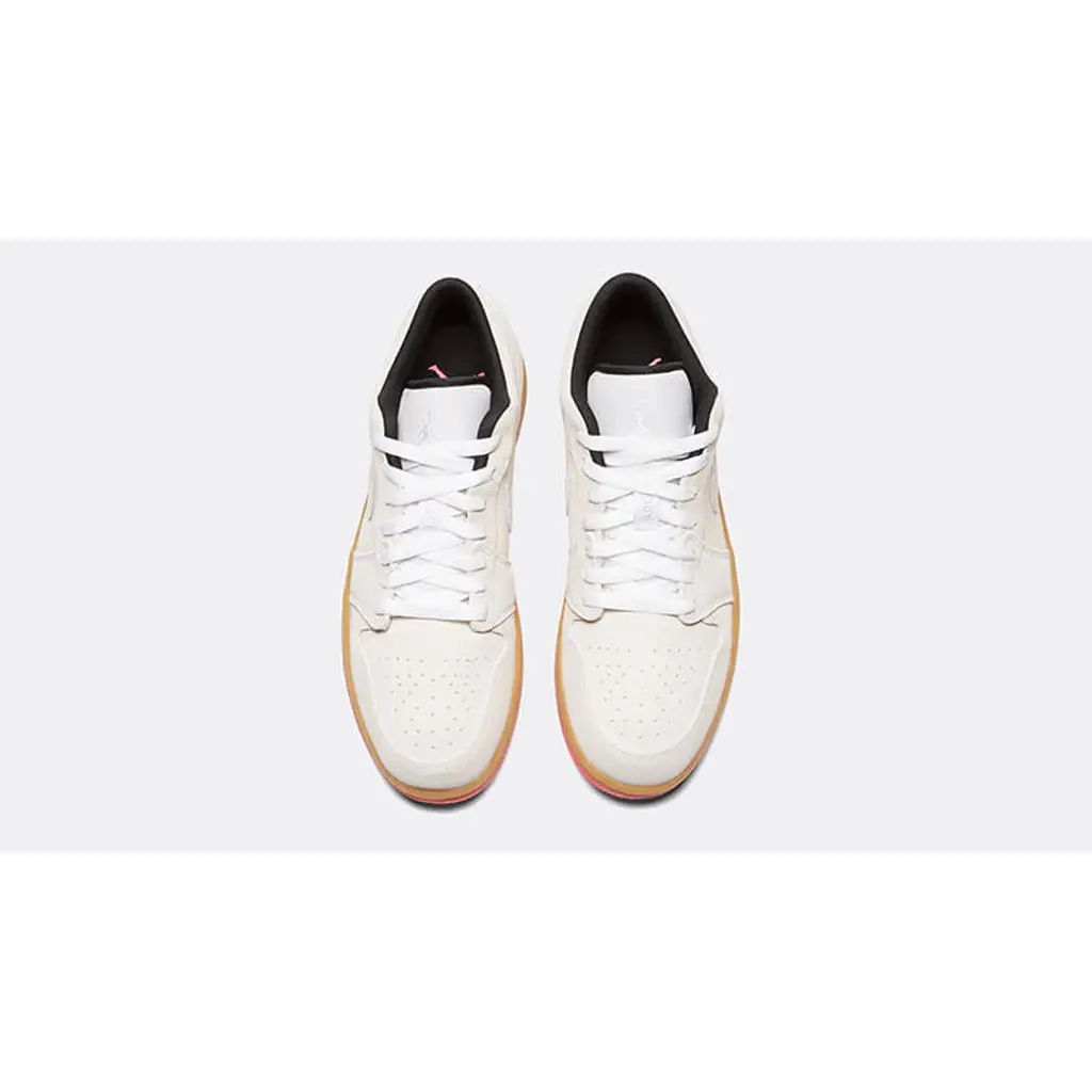 Nike Jordan 1 Low White Gum Yellow - Image 4