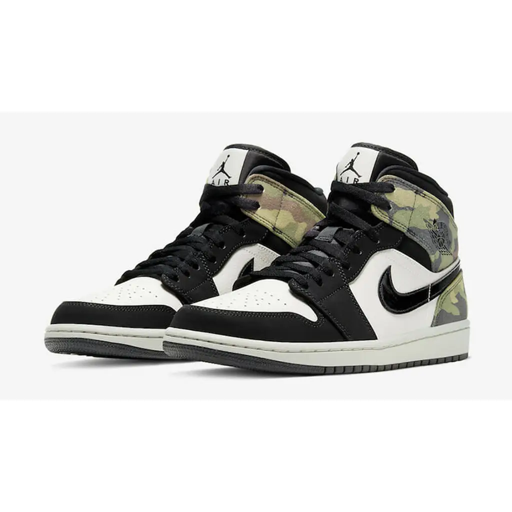 Nike Jordan 1 Mid Camo Green - Image 2