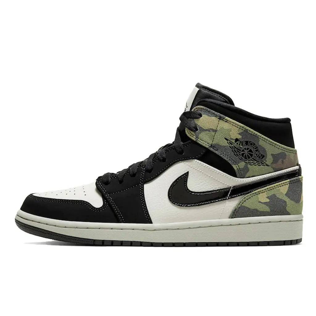 Nike Jordan 1 Mid Camo Green