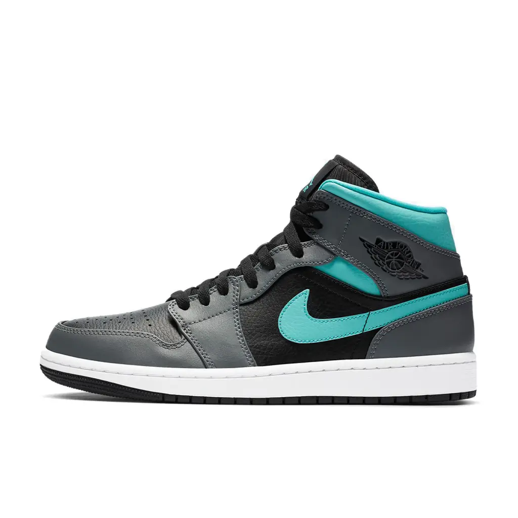 Nike Jordan 1 Mid Grey Aqua