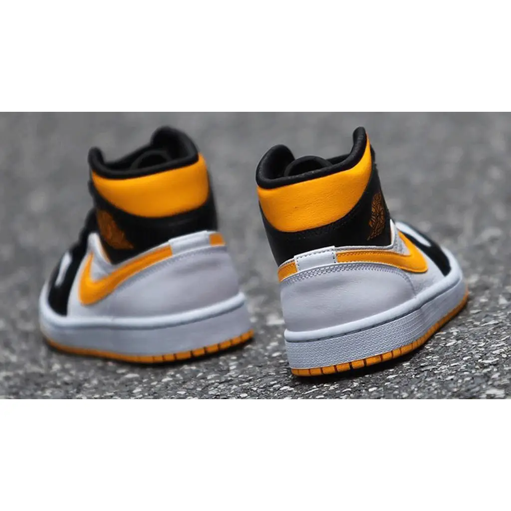 Nike Jordan 1 Mid Laser Orange Womens - Image 4
