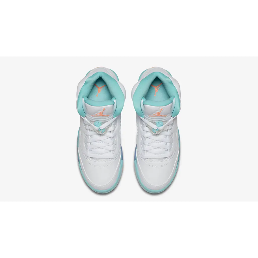 Nike Jordan 5 GG White Aqua - Image 3
