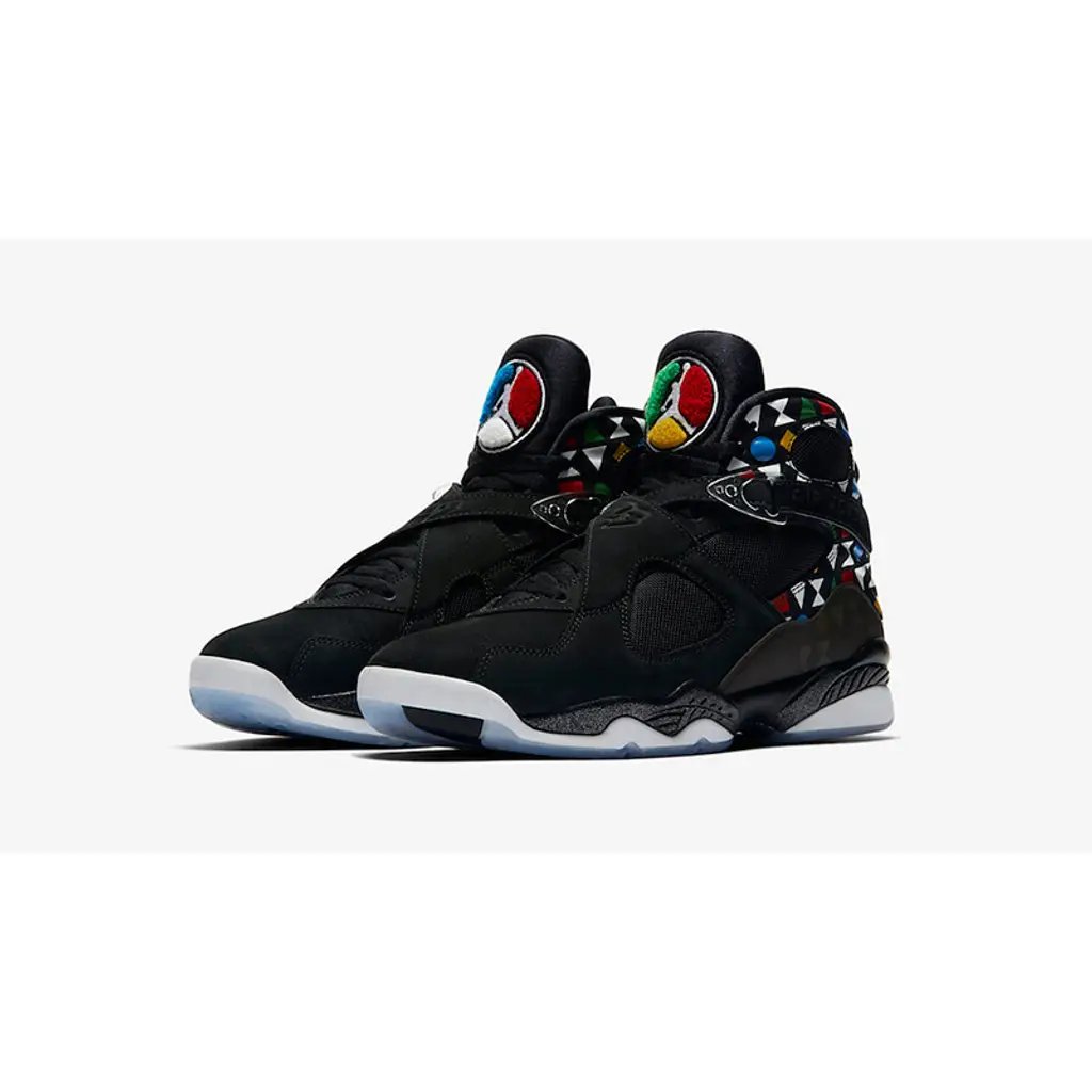 Nike Jordan 8 Quai 54 Black - Image 2