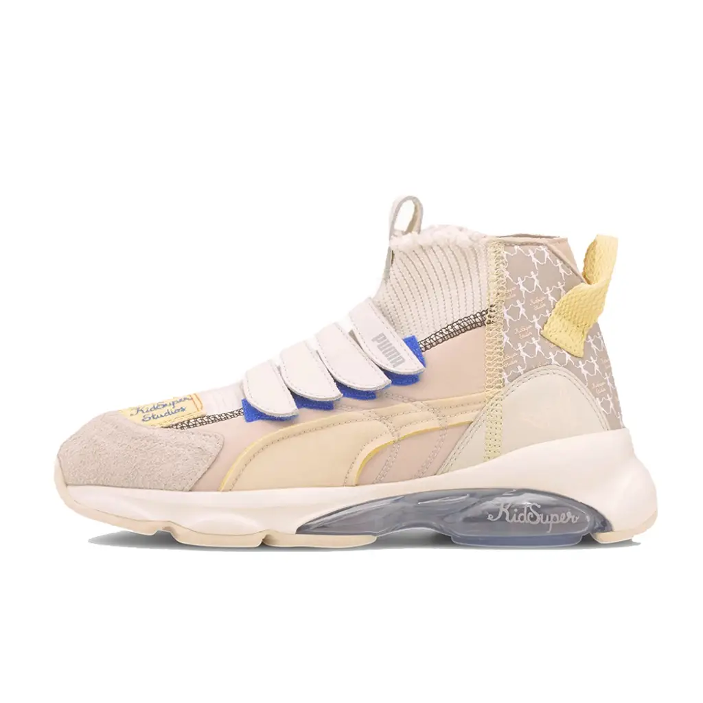 KidSuper X PUMA Cell Dome Sock Whisper White Grey