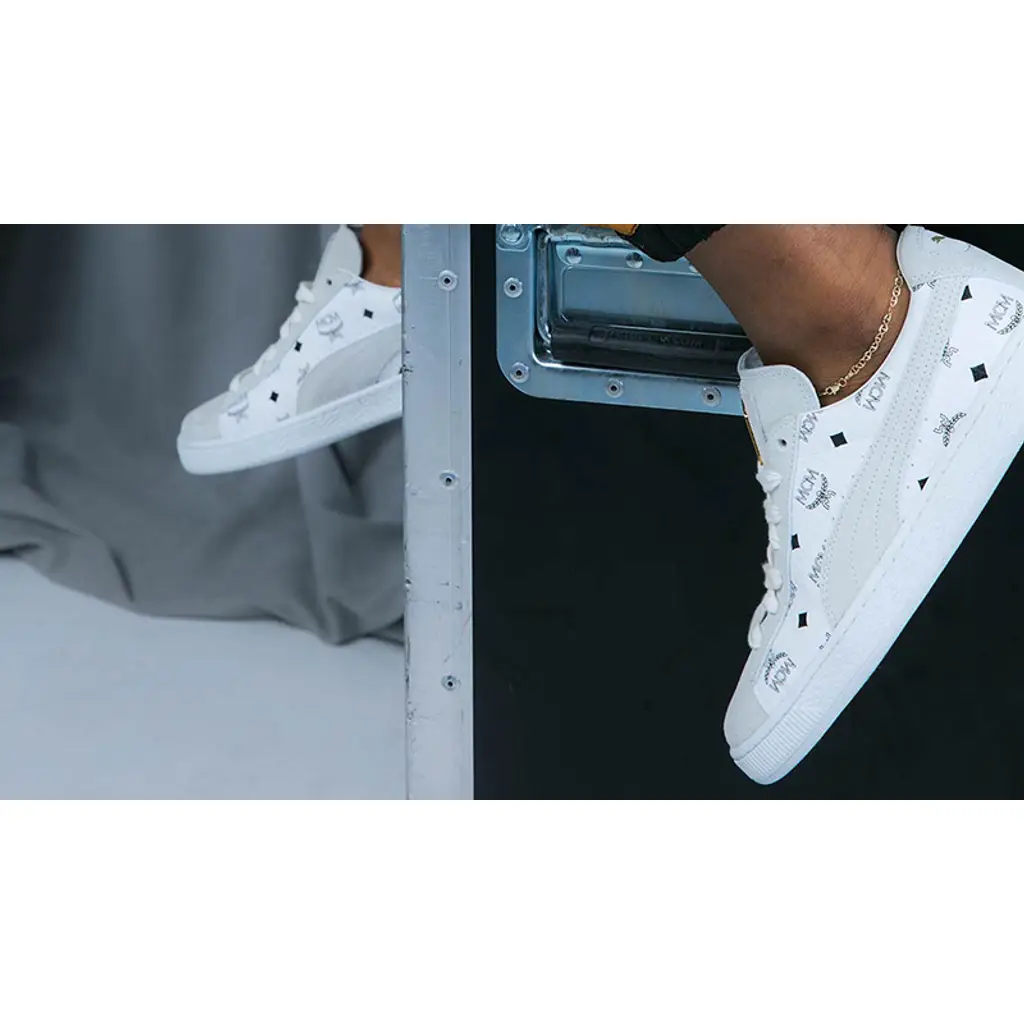 MCM X PUMA Suede Classic White - Image 2