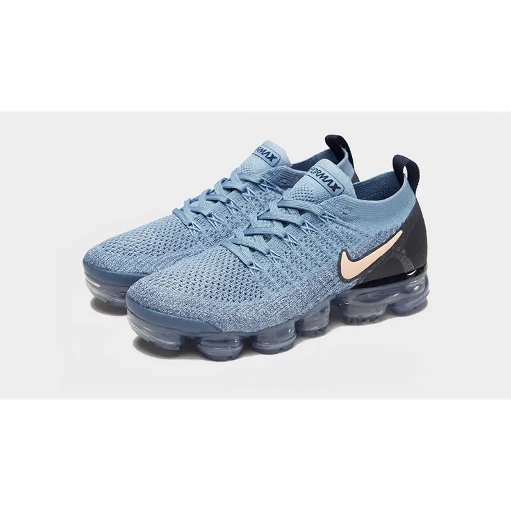 Nike Air VaporMax Flyknit 2 Blue Womens - Image 2