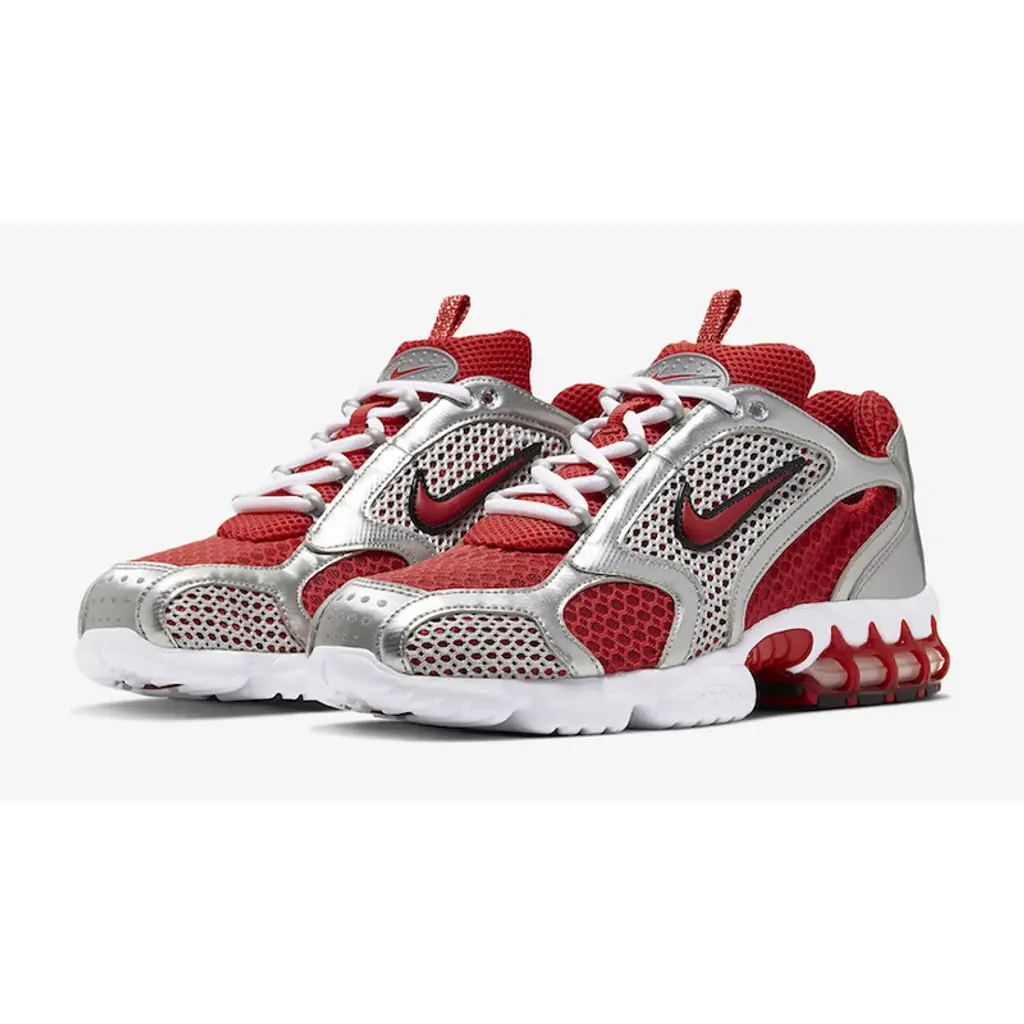 Nike Air Zoom Spiridon Cage 2 Varsity Red White - Image 2