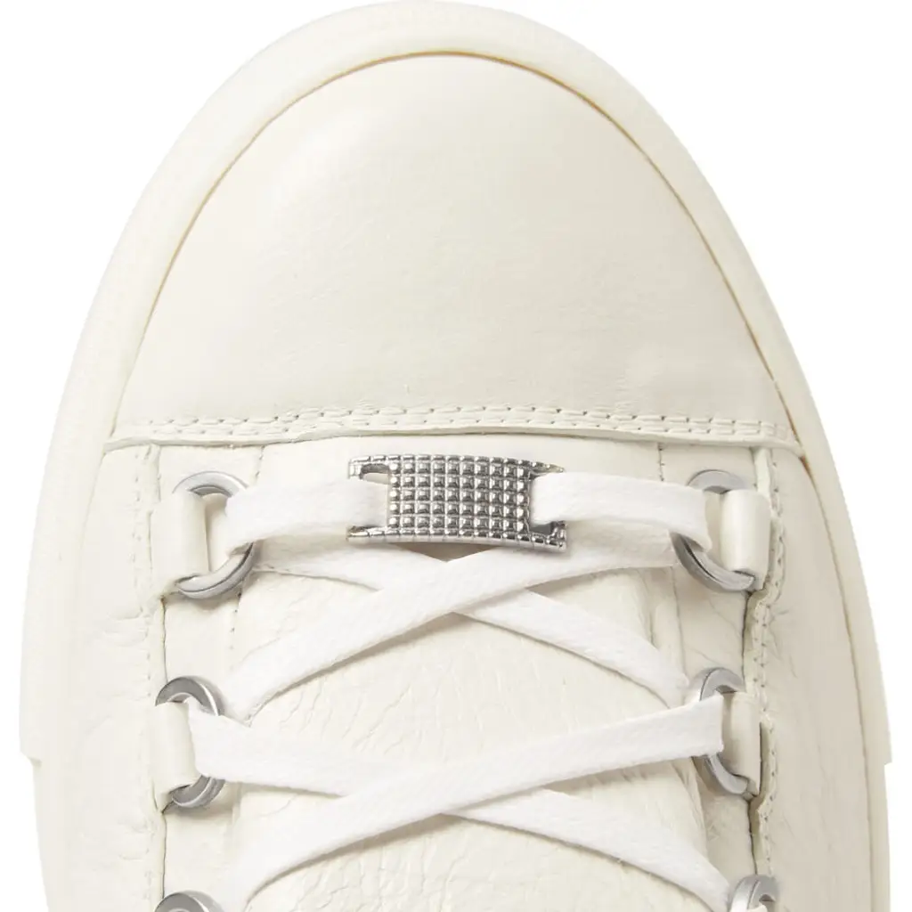 Balenciaga Arena Creased Leather Low White - Image 3