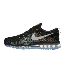 Nike Flyknit Air Max Black Fireberry