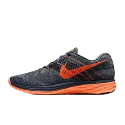 Nike Flyknit Lunar 3 Charcoal Orange