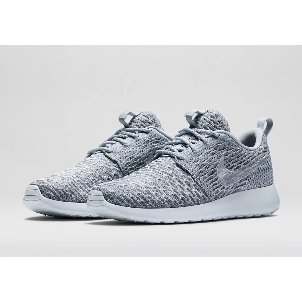 Nike Flyknit Roshe Run Cool Grey - Image 2