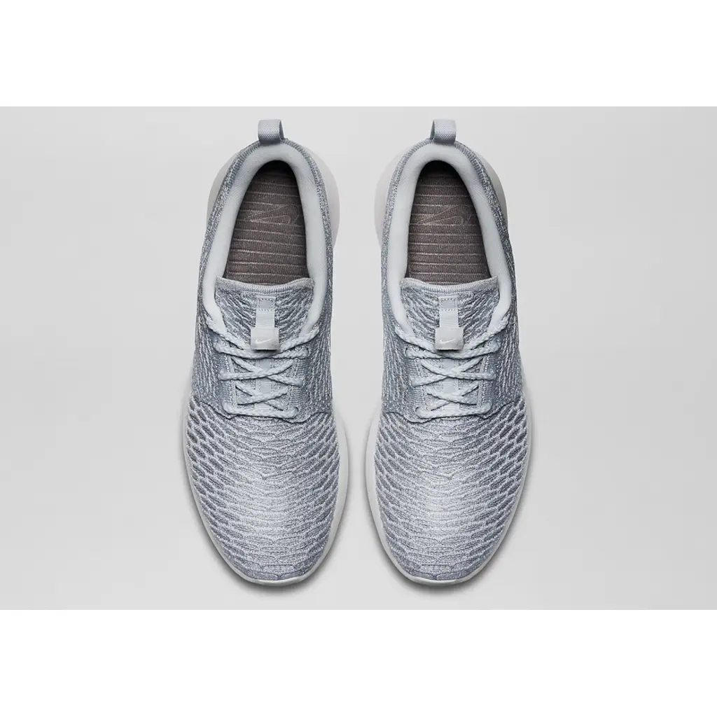 Nike Flyknit Roshe Run Cool Grey - Image 3