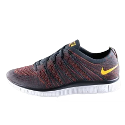 Nike Free Flyknit Anthracite Laser Orange