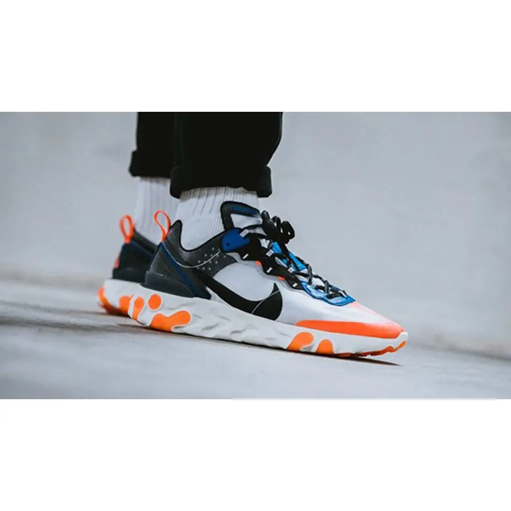 Nike React Element 87 Blue Orange - Image 2