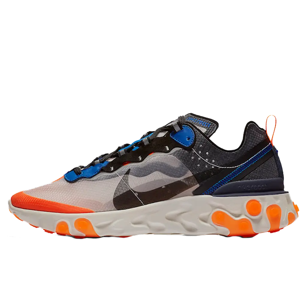 Nike React Element 87 Blue Orange