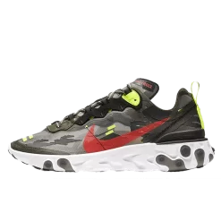 Nike React Element 87 Camo Volt