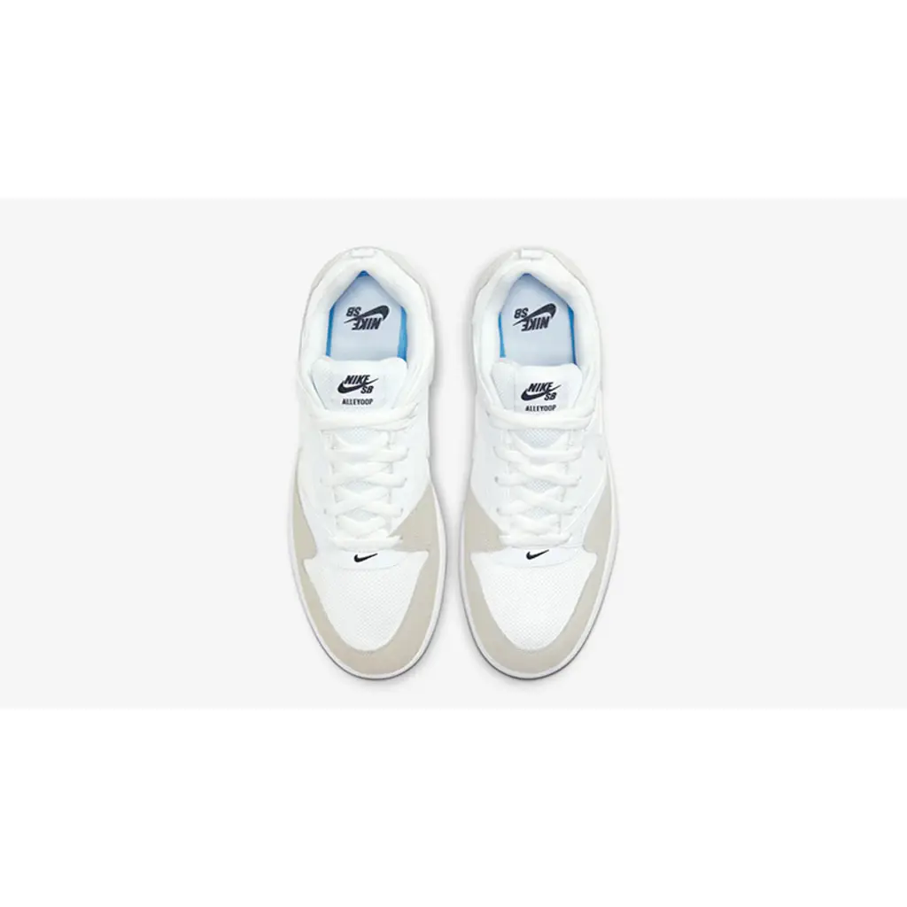 Nike SB Alleyoop White Grey - Image 3