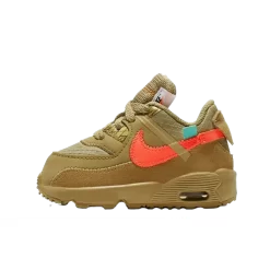 Off-White X Nike Air Max 90 Desert Ore Toddler