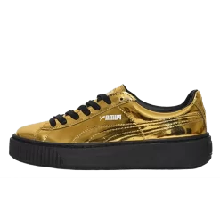 PUMA Basket Platform Metallic Gold