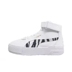 Puma Cali Sport Hi Top Zebra White