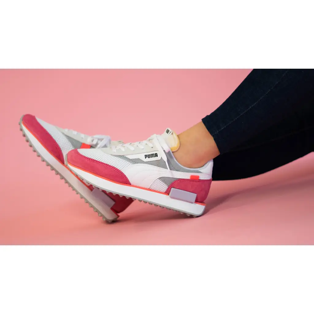 PUMA Future Rider Stream On White Pink - Image 2