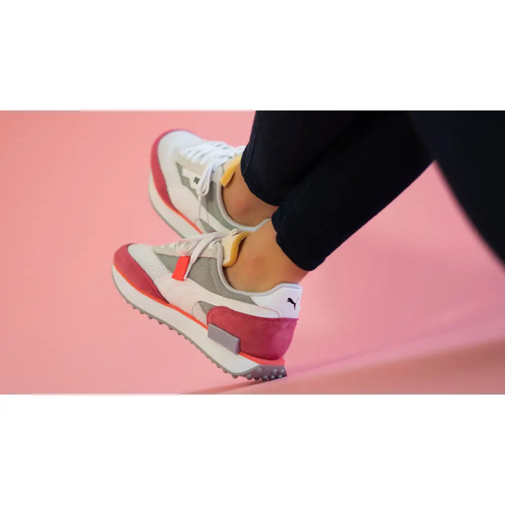 PUMA Future Rider Stream On White Pink - Image 3