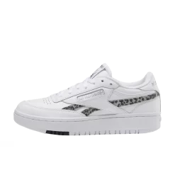 Reebok Club C Double White Silver Metallic