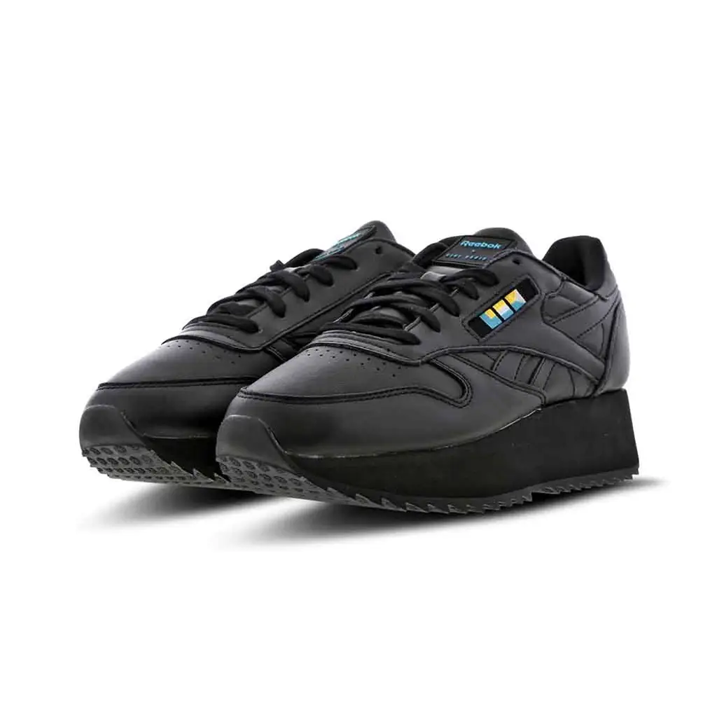 Reebok X Gigi Hadid Classic Leather Double Black - Image 6