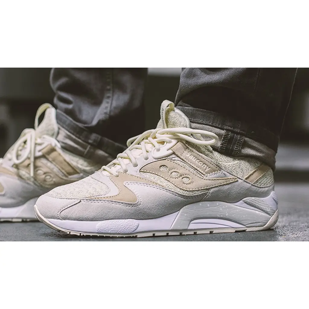 Saucony Grid 9000 Knit Cream - Image 2