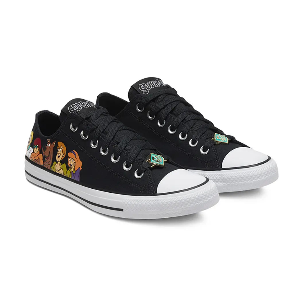 Scooby-Doo X Converse Chuck Taylor All Star Low Top Black Multi - Image 2