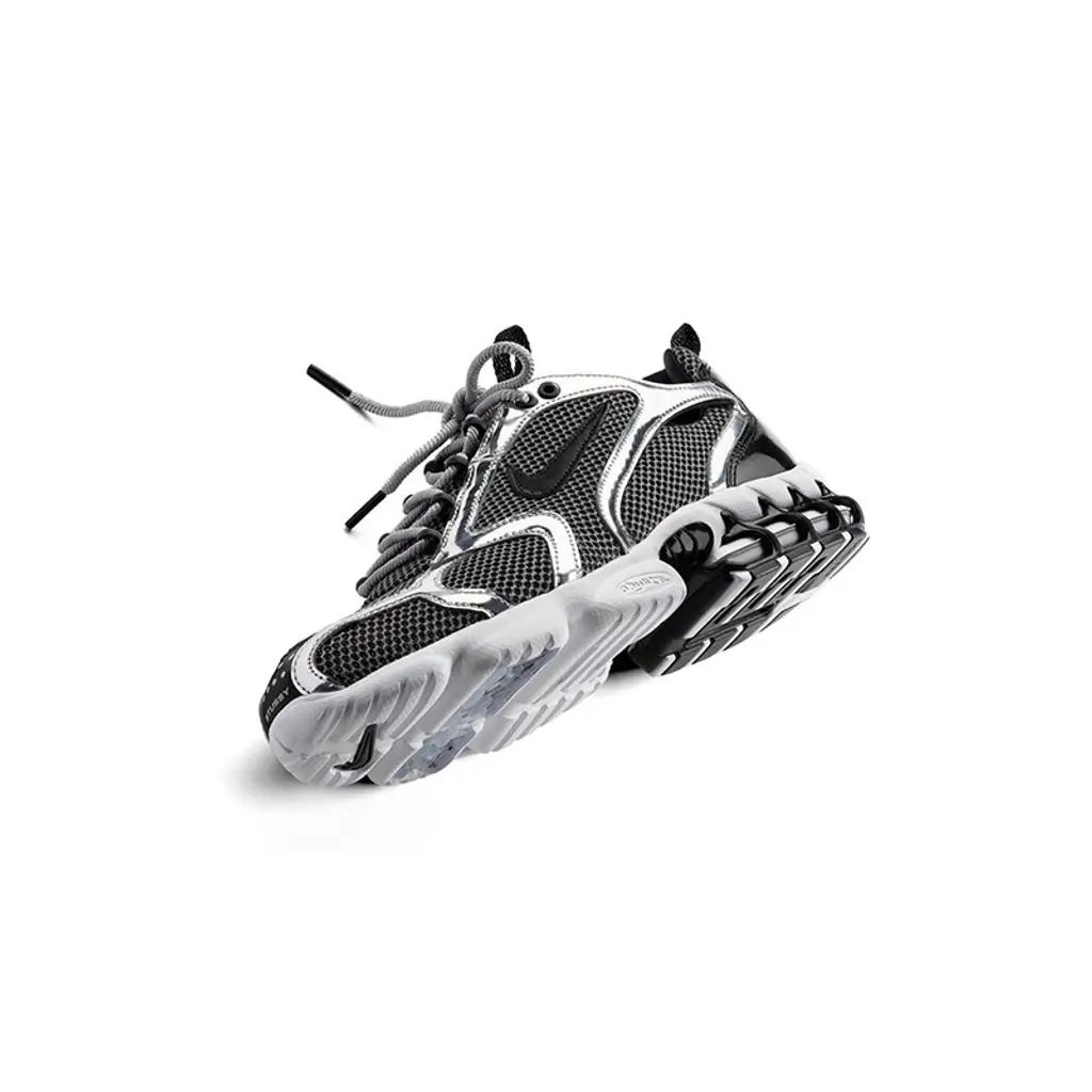 Stussy X Nike Air Zoom Spiridon Cage 2 Pure Platinum - Image 5