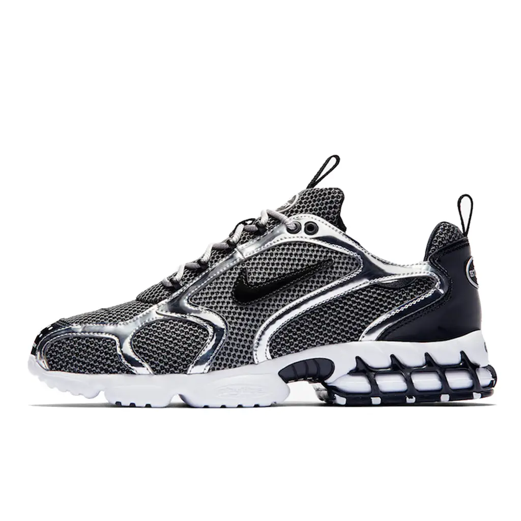 Stussy X Nike Air Zoom Spiridon Cage 2 Pure Platinum
