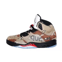 Supreme X Nike Air Jordan 5 Camo