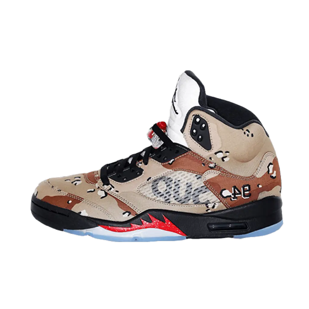 Supreme X Nike Air Jordan 5 Camo