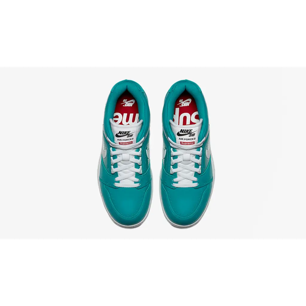 Supreme X Nike SB Air Force 2 Pack Blue - Image 3