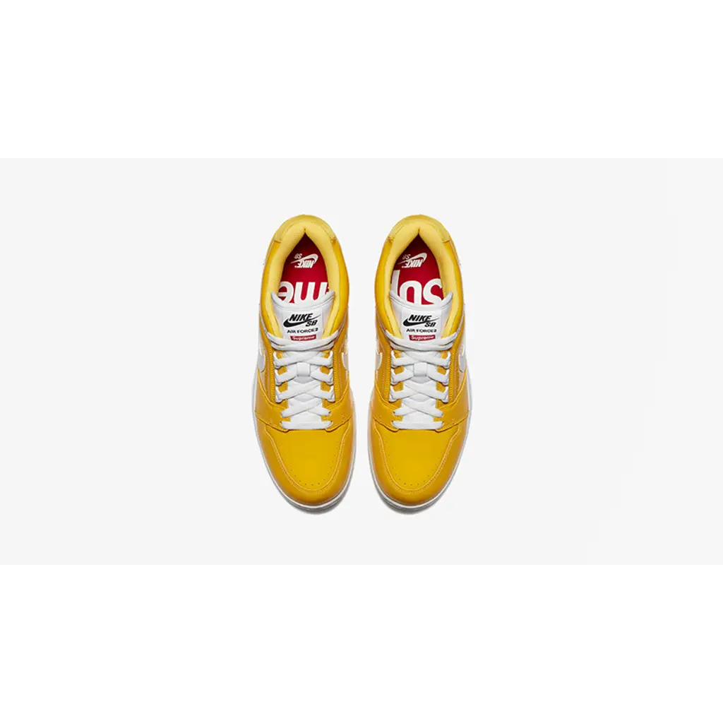 Supreme X Nike SB Air Force 2 Pack Yellow - Image 3